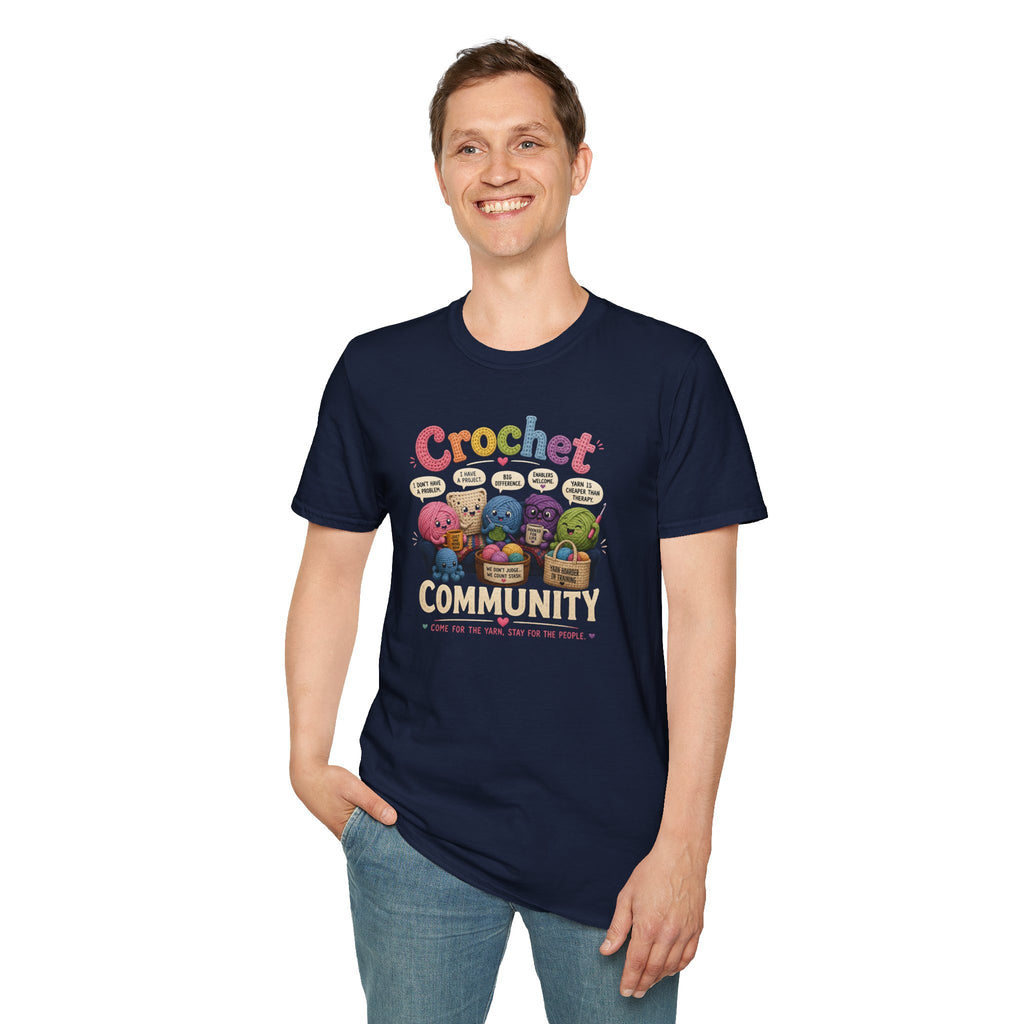 come for the yarn, stay for the people T-Shirt