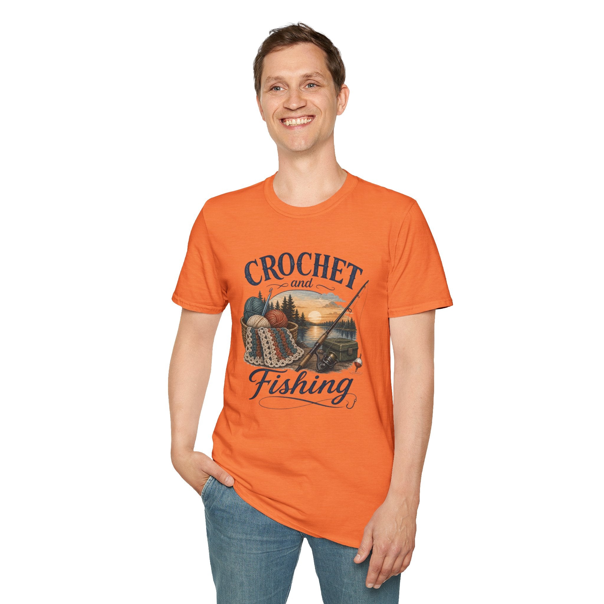 Crochet and fishing T-Shirt