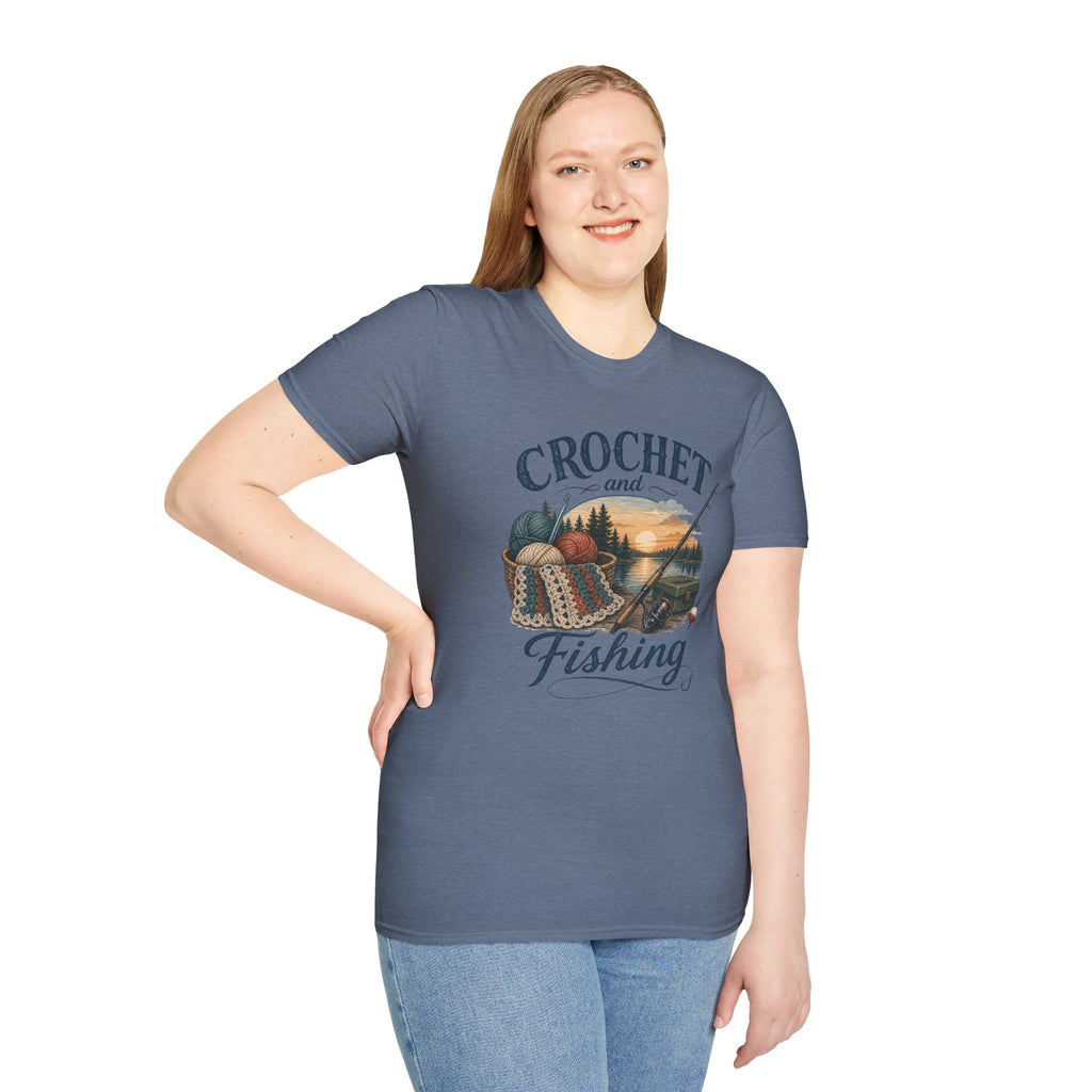 Crochet and fishing T-Shirt