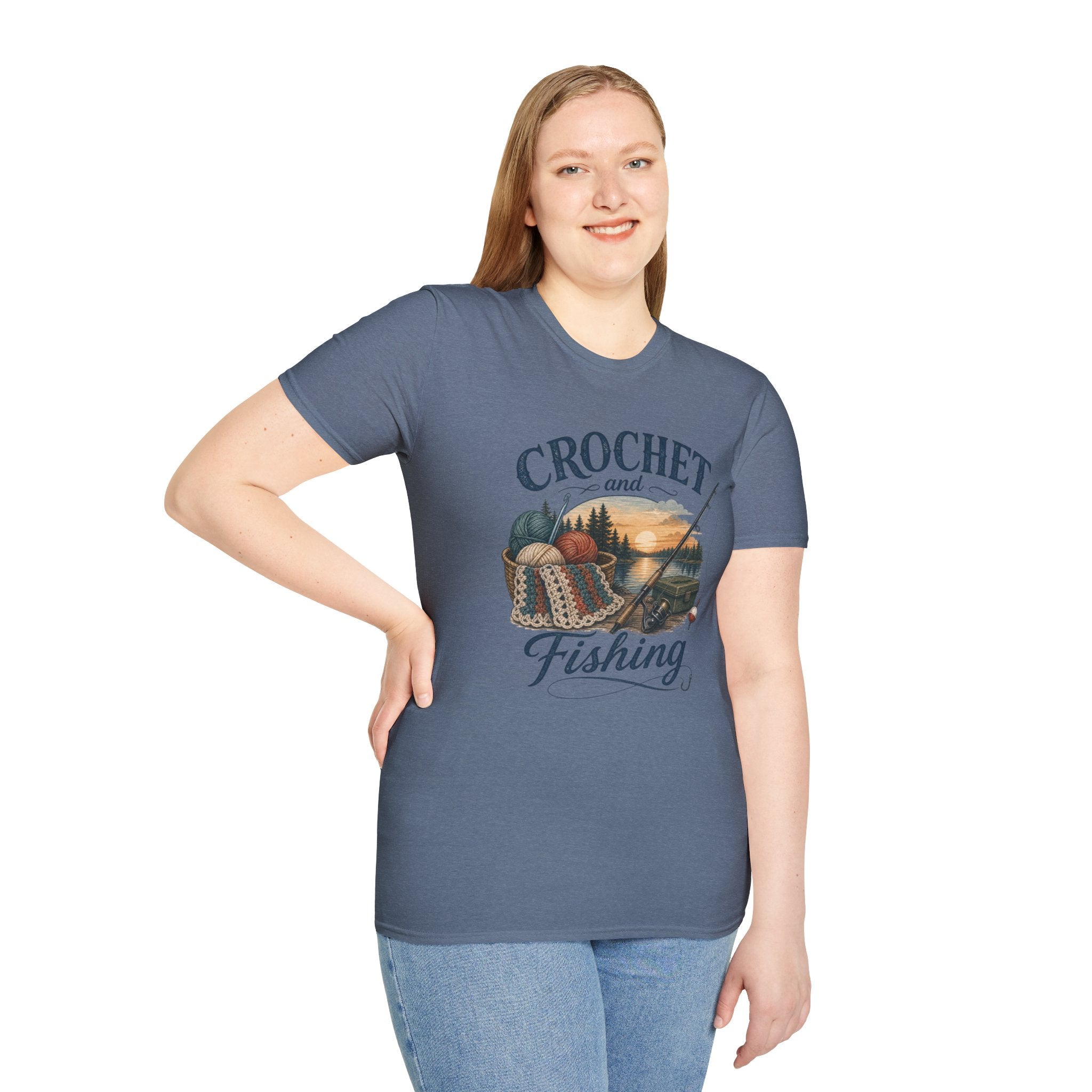 Crochet and fishing T-Shirt