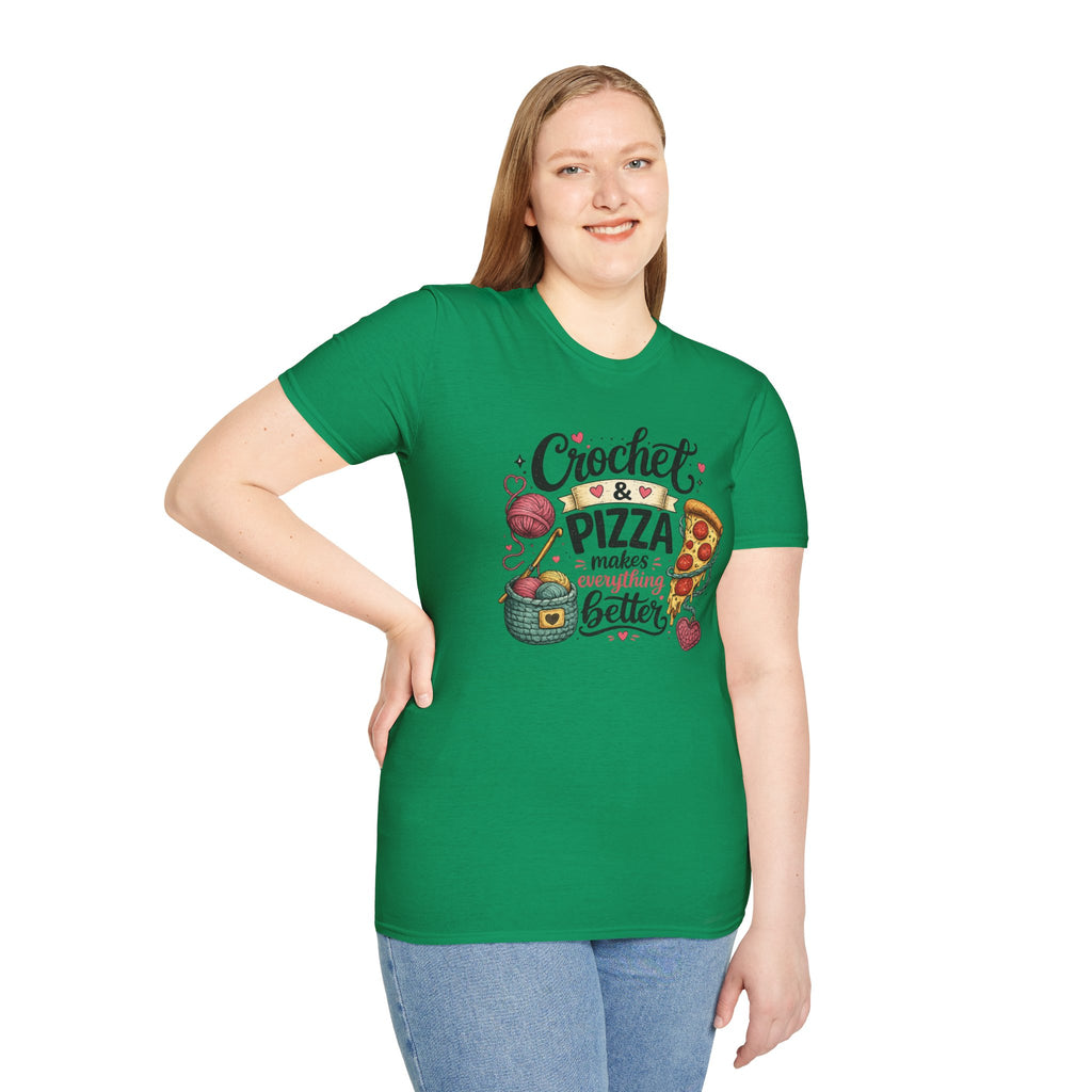 Crochet and Pizza T-Shirt