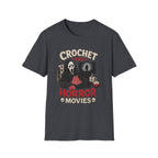 Ghostface and crochet and horror movies T-Shirt