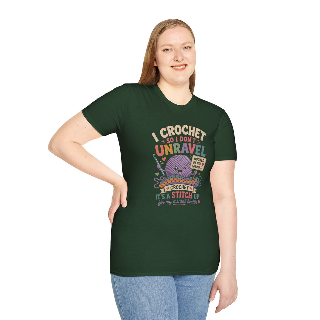 Crochet unravels T-Shirt