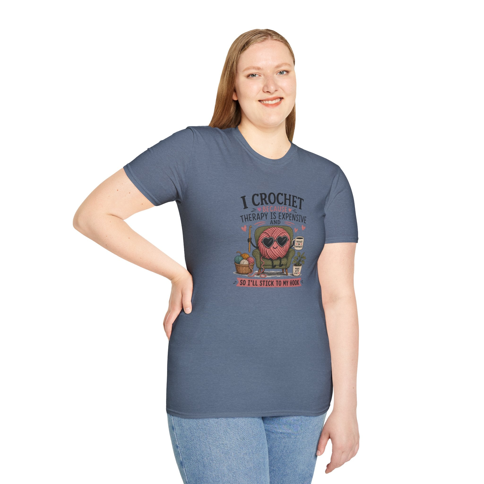 Crochet therapy is to expensive T-Shirt