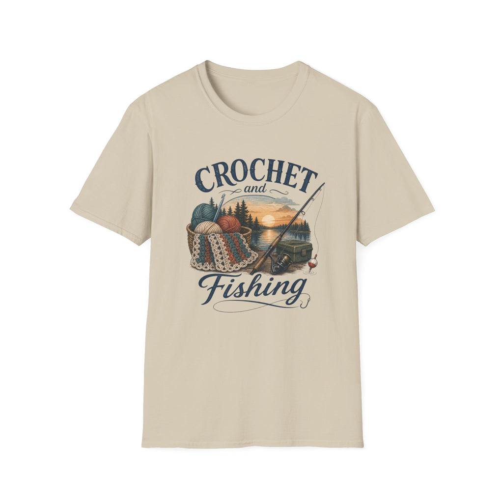 Crochet and fishing T-Shirt