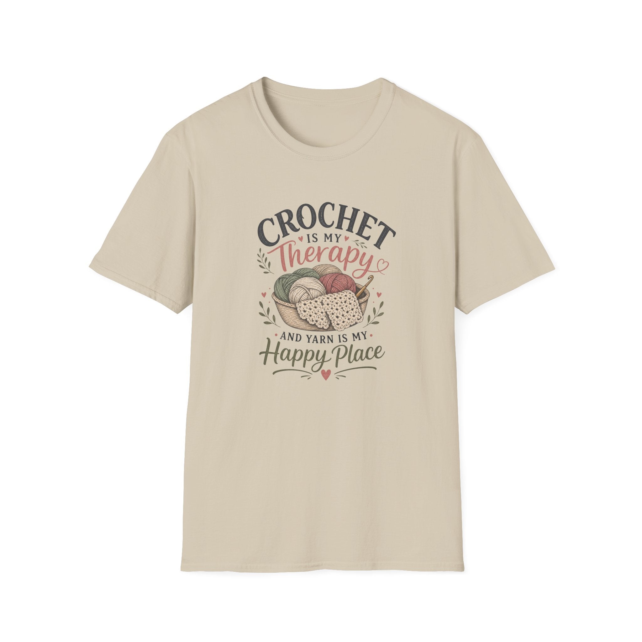 Crochet is my happy place T-Shirt