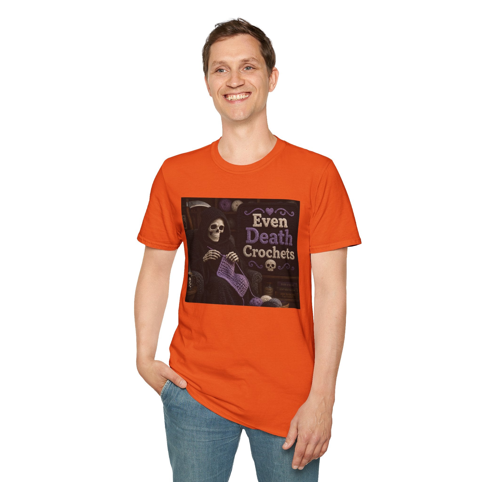 Even Death Crochets T-Shirt