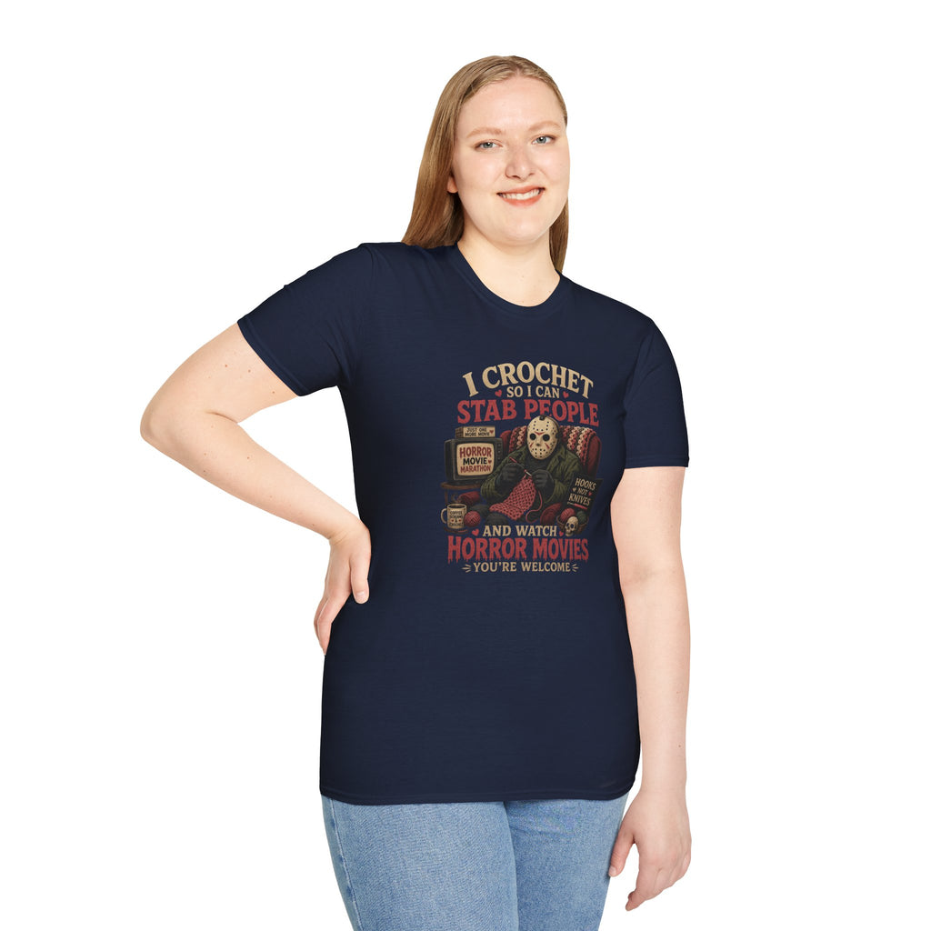 Crochet horror movie T-Shirt