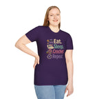 Eat, sleep, crochet, repeat T-Shirt