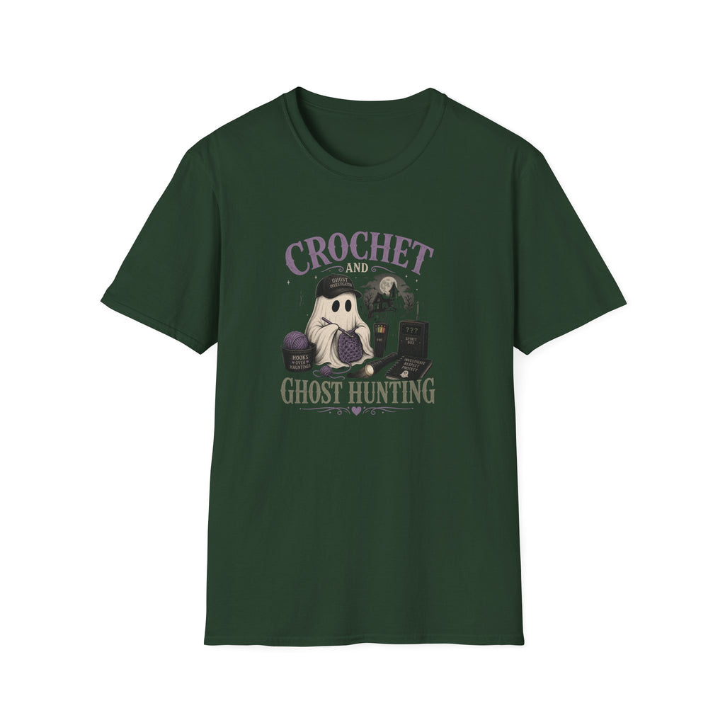 Crochet and ghost hunting T-Shirt