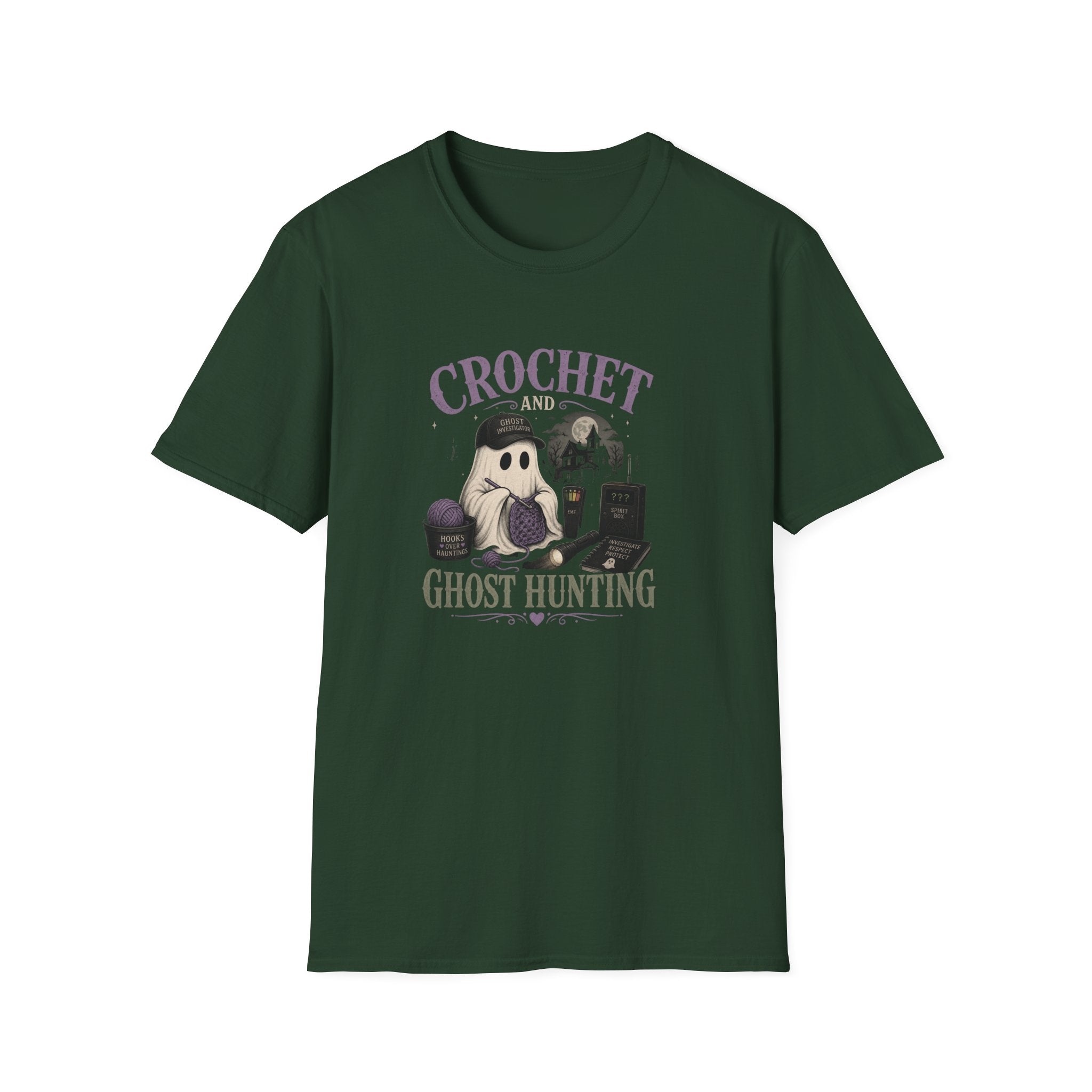 Crochet and ghost hunting T-Shirt