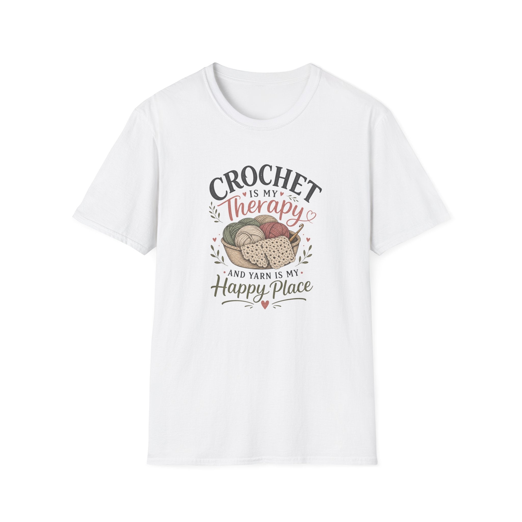 Crochet is my happy place T-Shirt