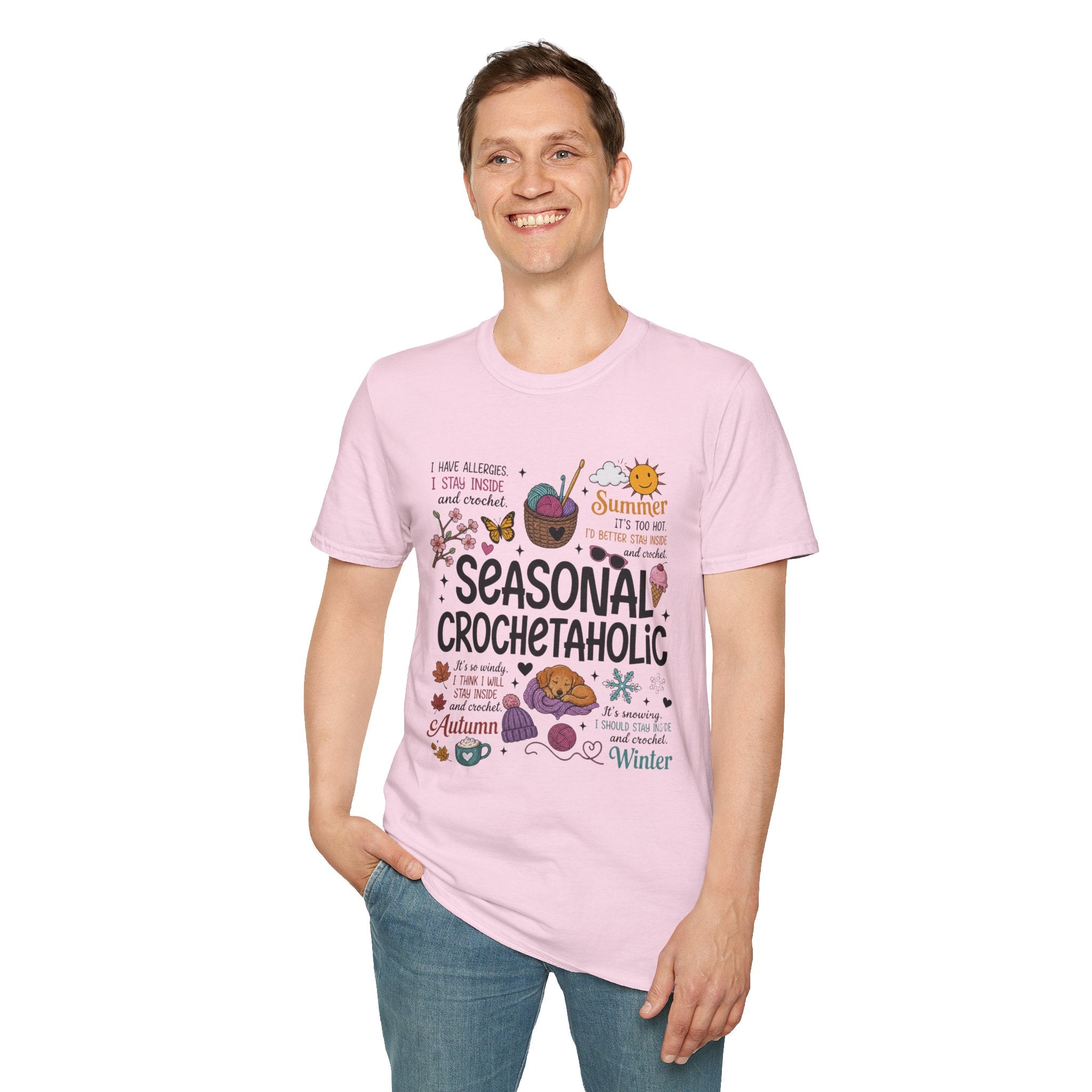 Seasonal Crochet acholic T-Shirt