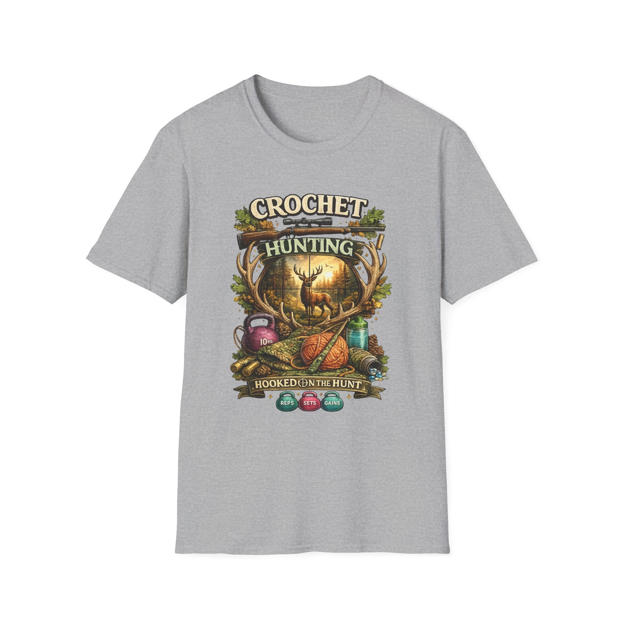 Hunting and crochet T-Shirt