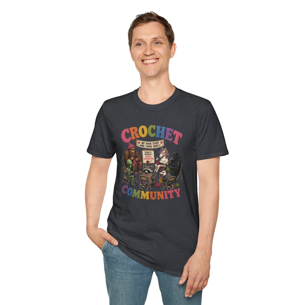 Hanging out with the crochet community T-Shirt