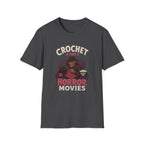 crochet and Freddy and horror movies T-Shirt