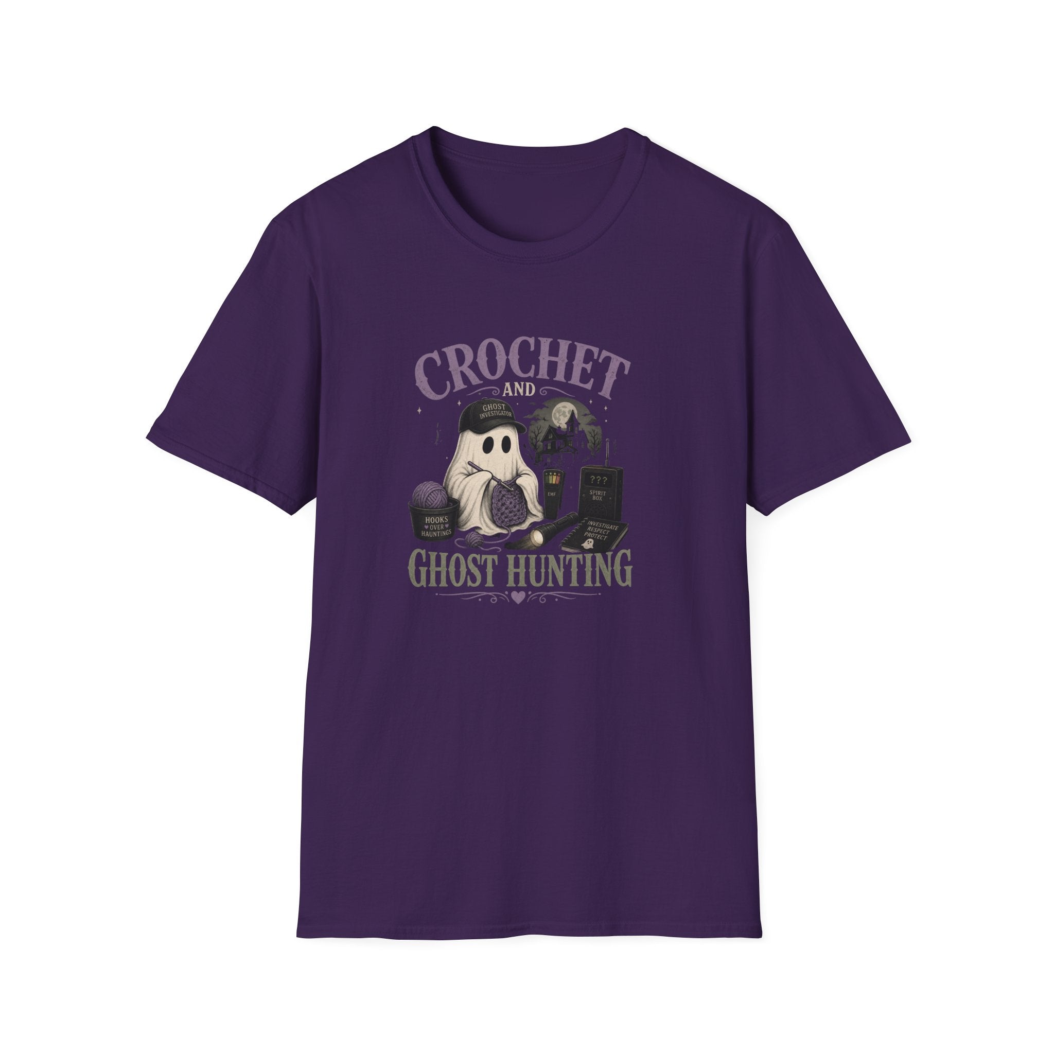 Crochet and ghost hunting T-Shirt