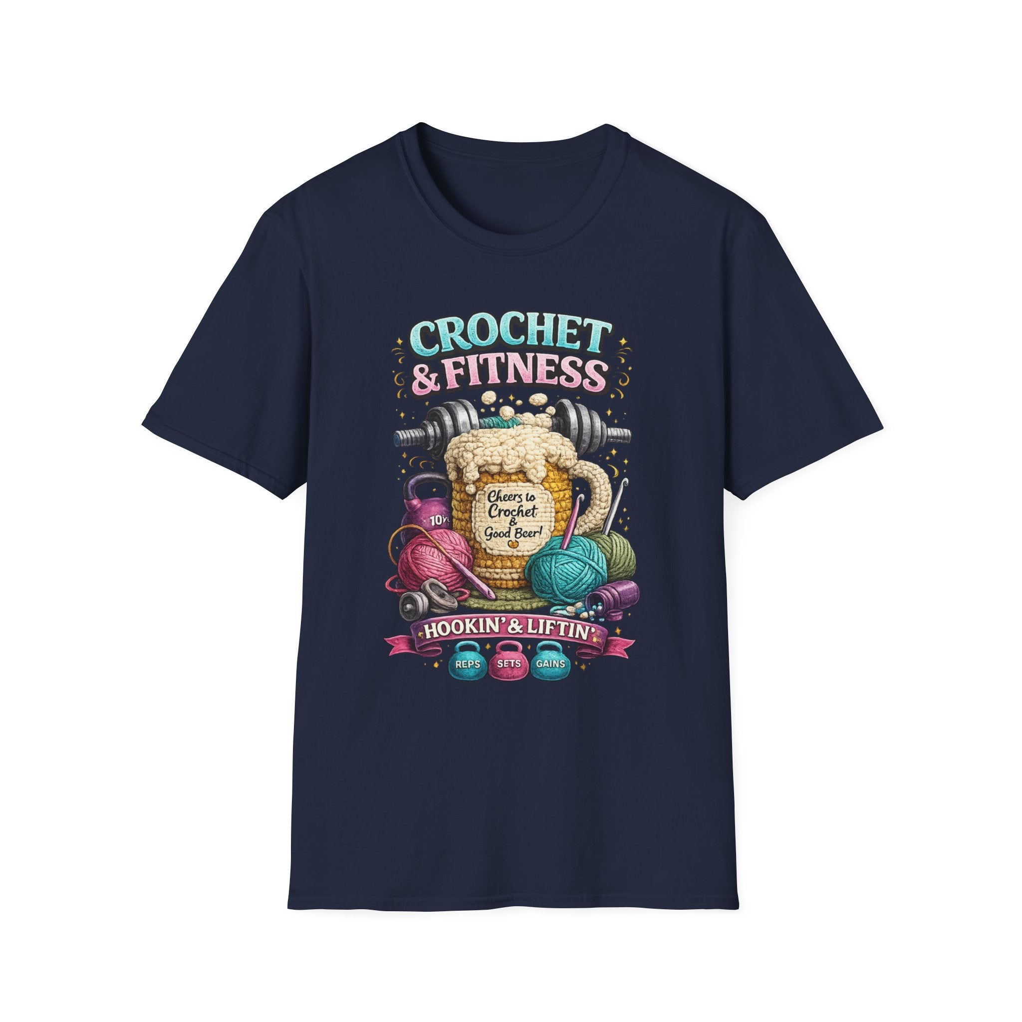 Crochet and fitness T-Shirt