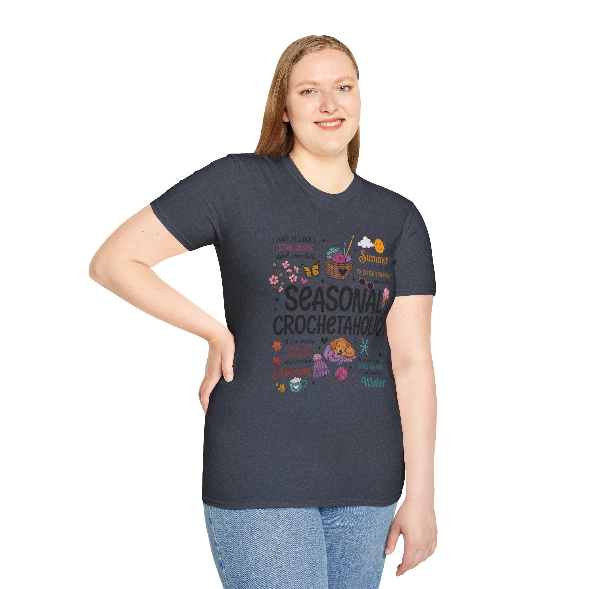 Seasonal Crochet acholic T-Shirt