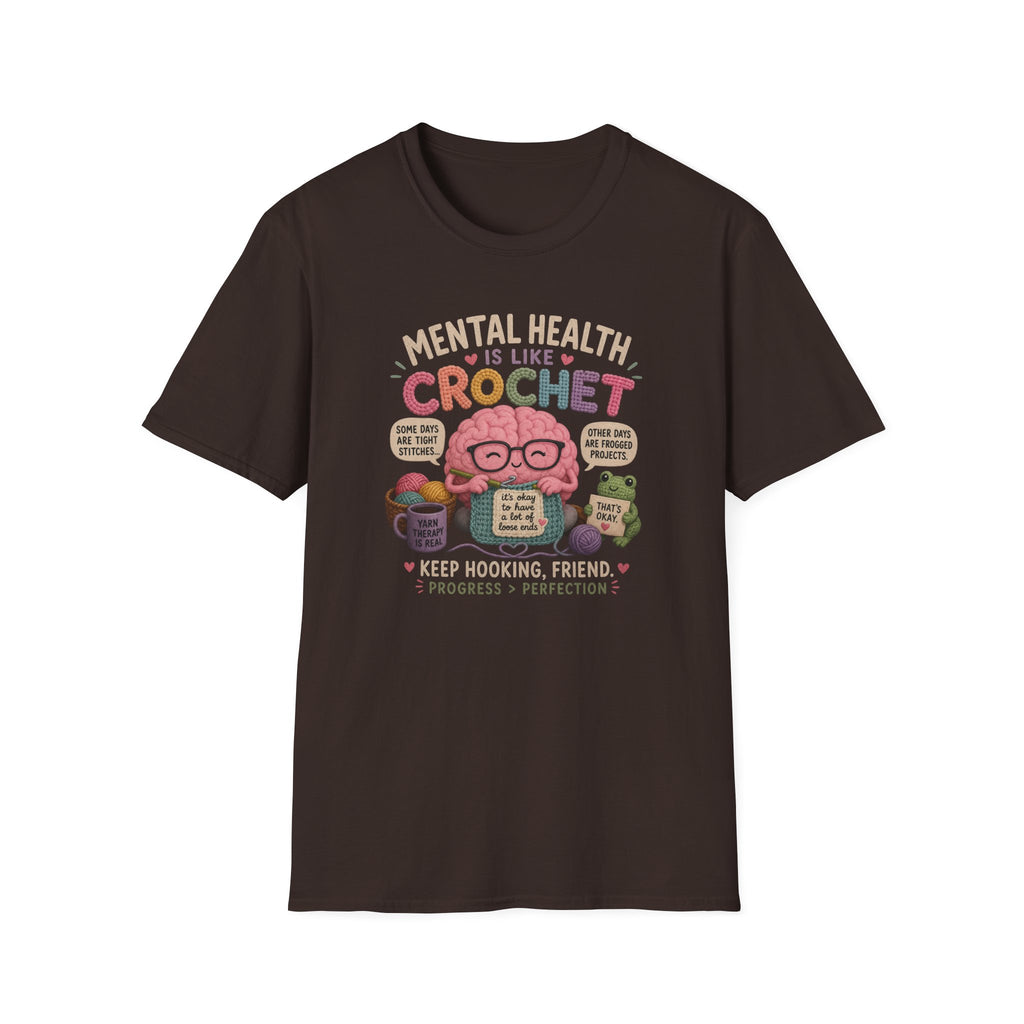 crochet mental health T-Shirt
