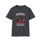 crochet and Freddy and horror movies T-Shirt