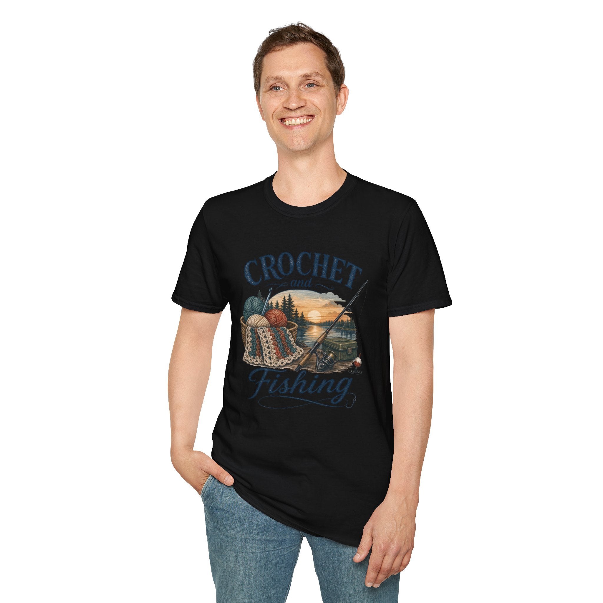 Crochet and fishing T-Shirt