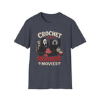Ghostface and crochet and horror movies T-Shirt