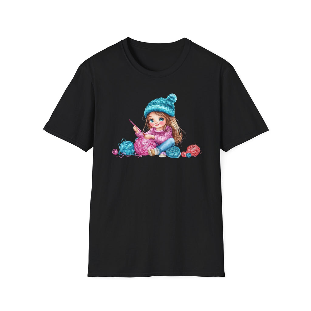 Girl crocheting T-Shirt