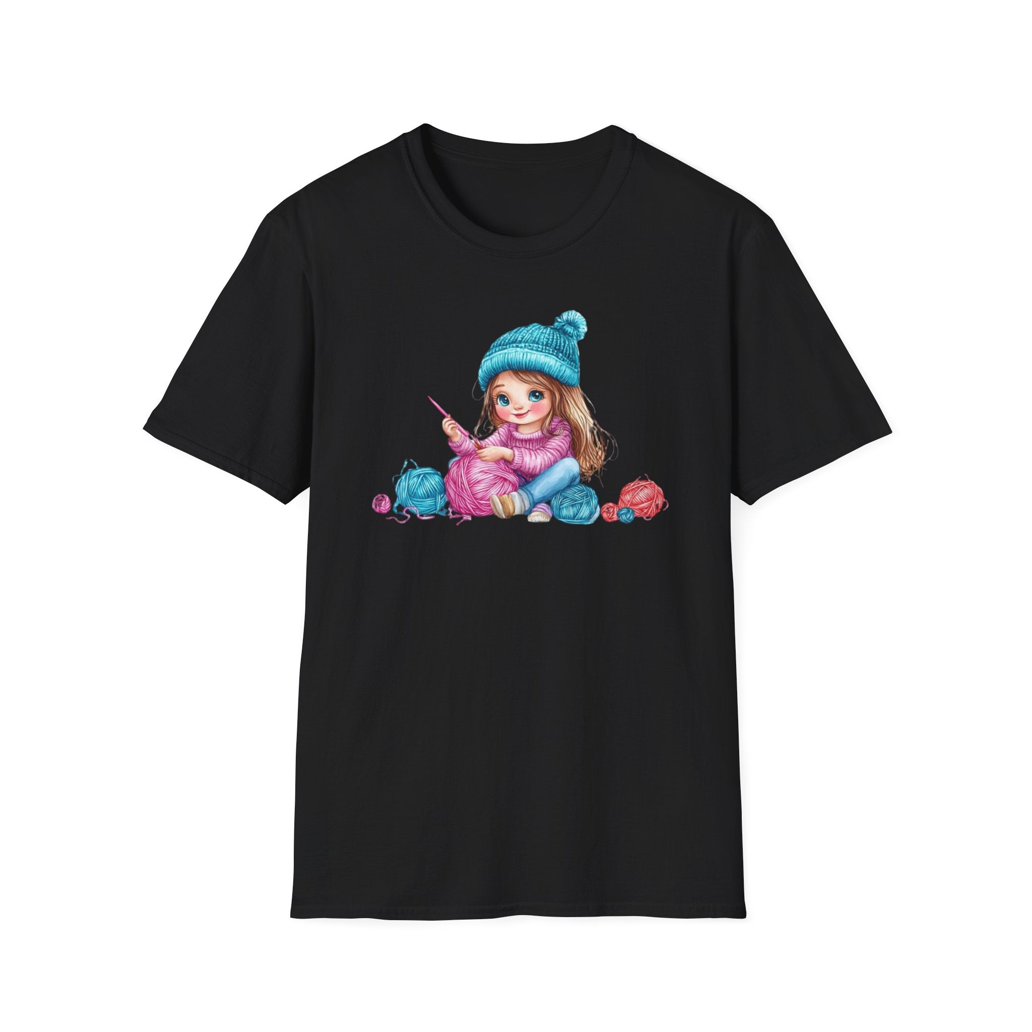 Girl crocheting T-Shirt