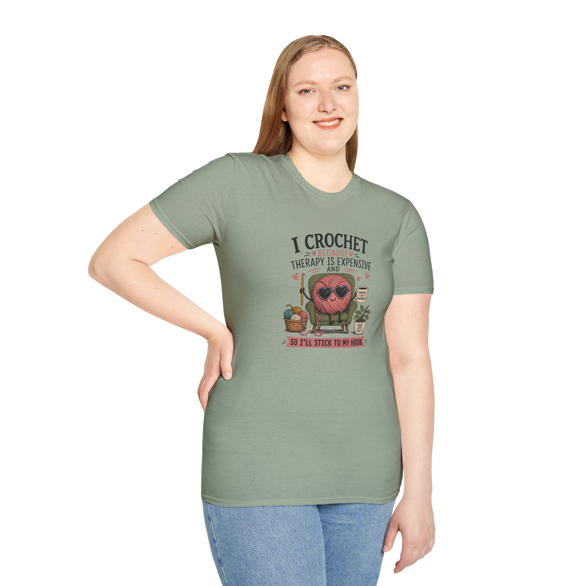 Crochet therapy is to expensive T-Shirt