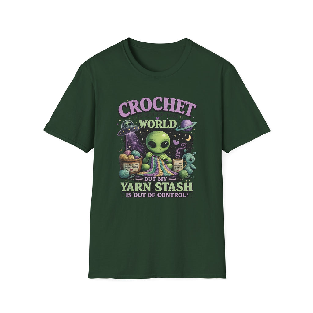 Alien and Crochet T-Shirt