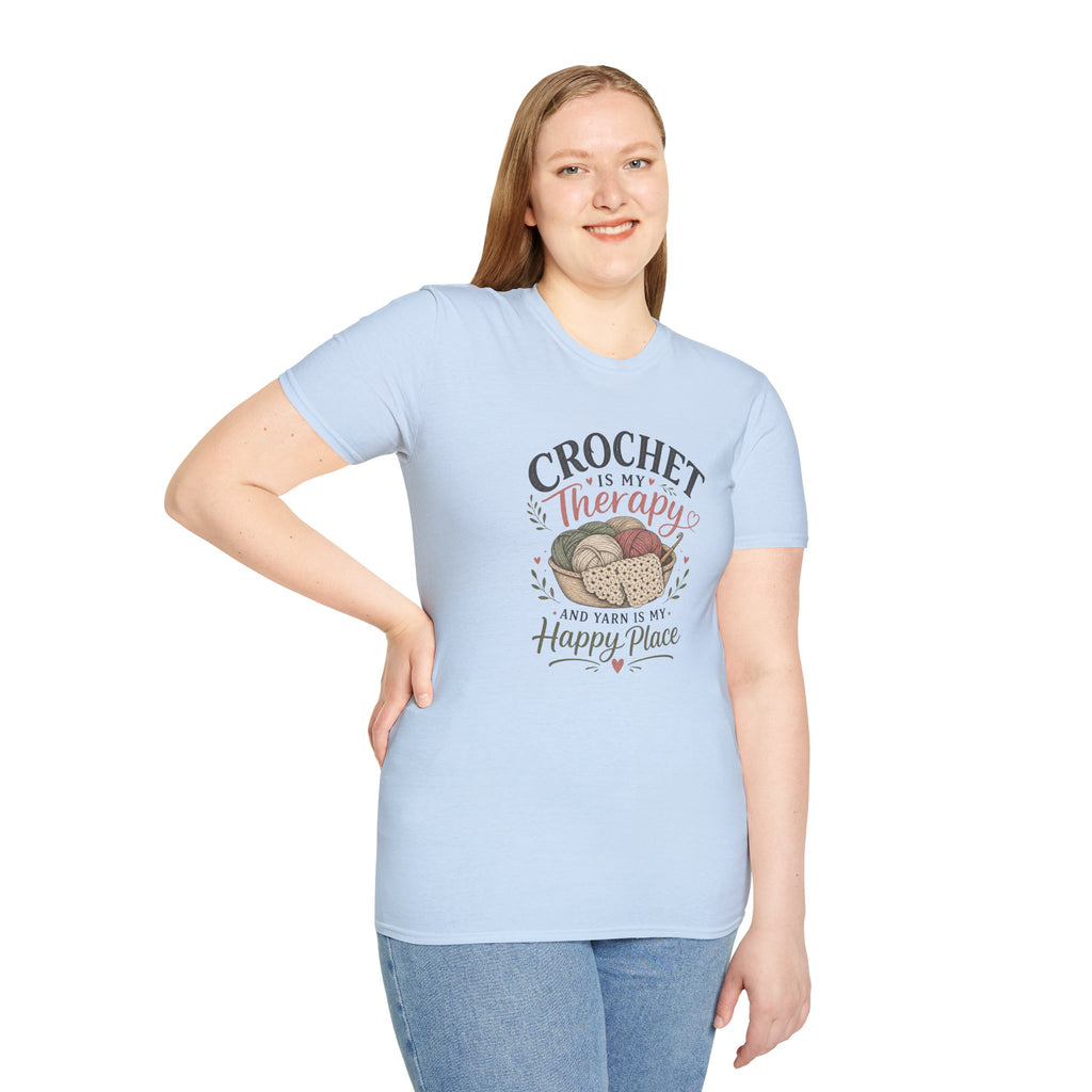 Crochet is my happy place T-Shirt