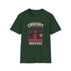 crochet and Freddy and horror movies T-Shirt