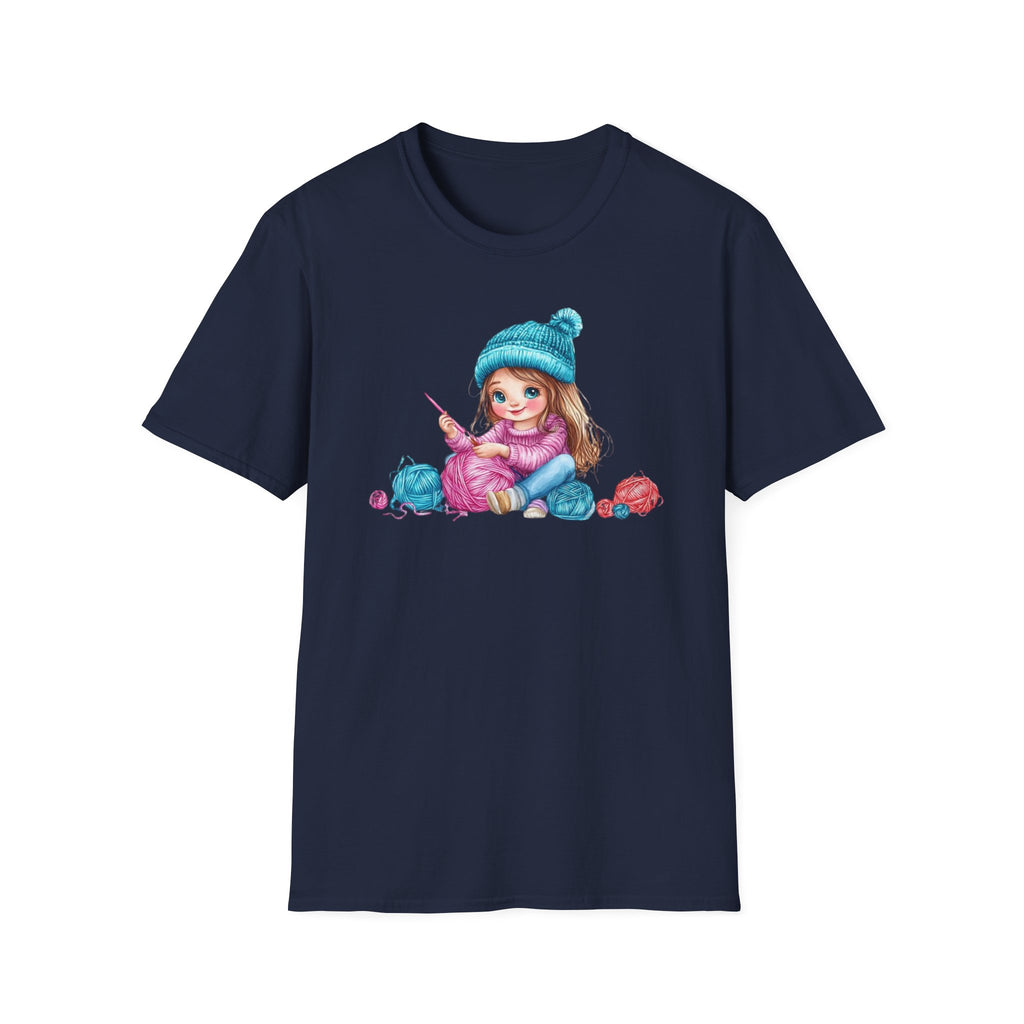 Girl crocheting T-Shirt