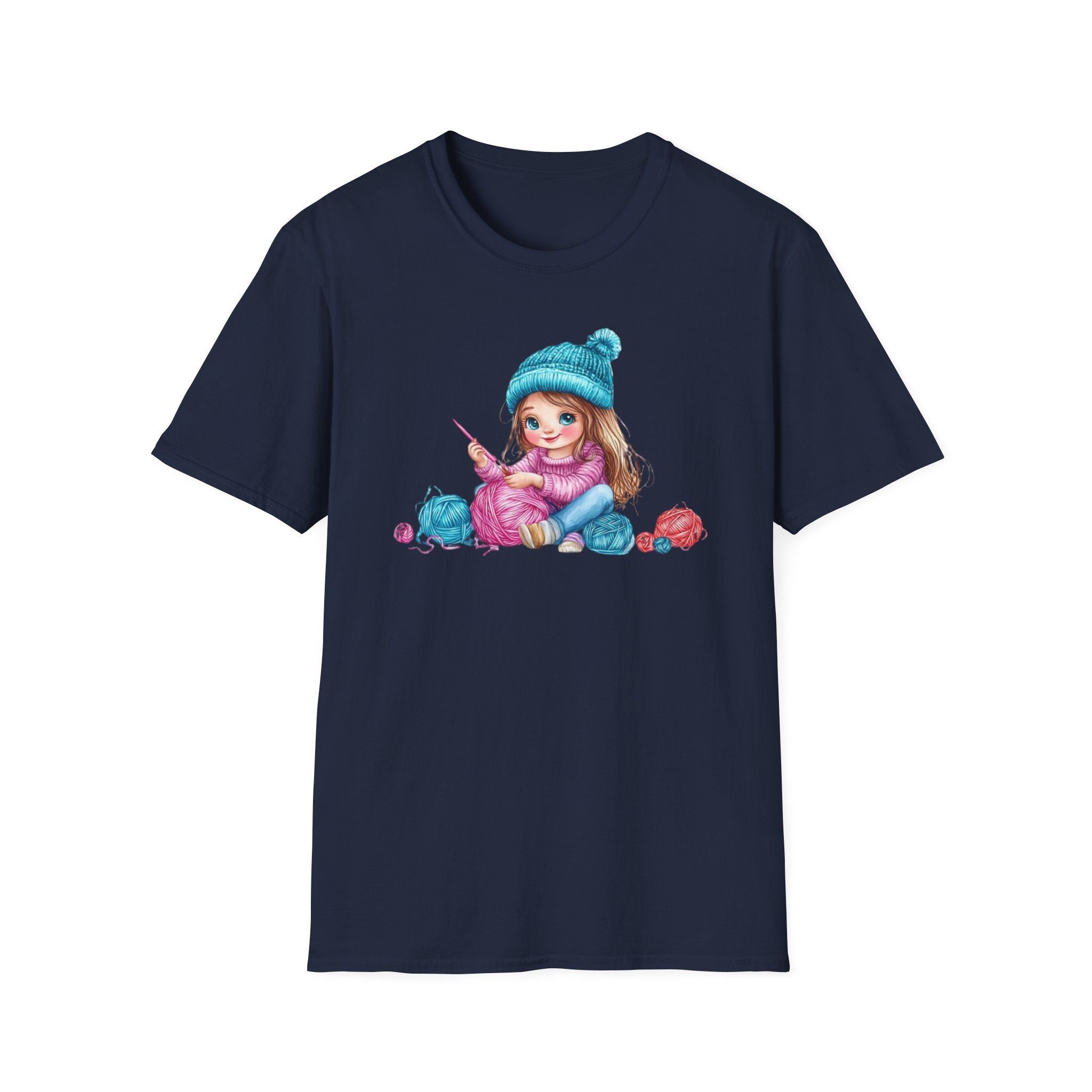 Girl crocheting T-Shirt