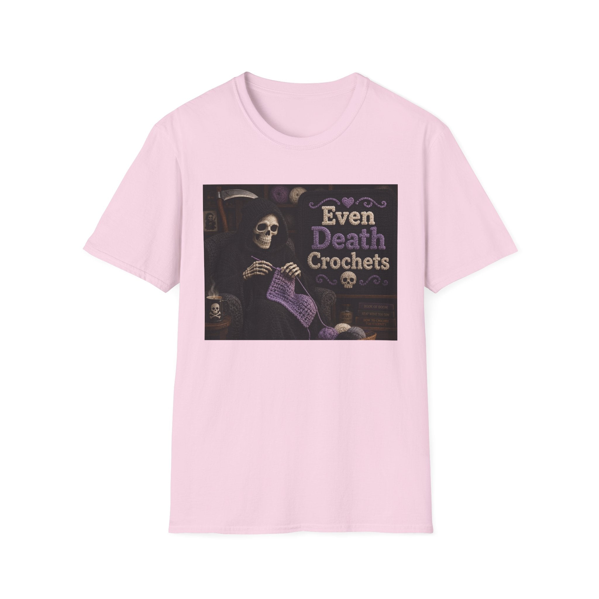 Even Death Crochets T-Shirt