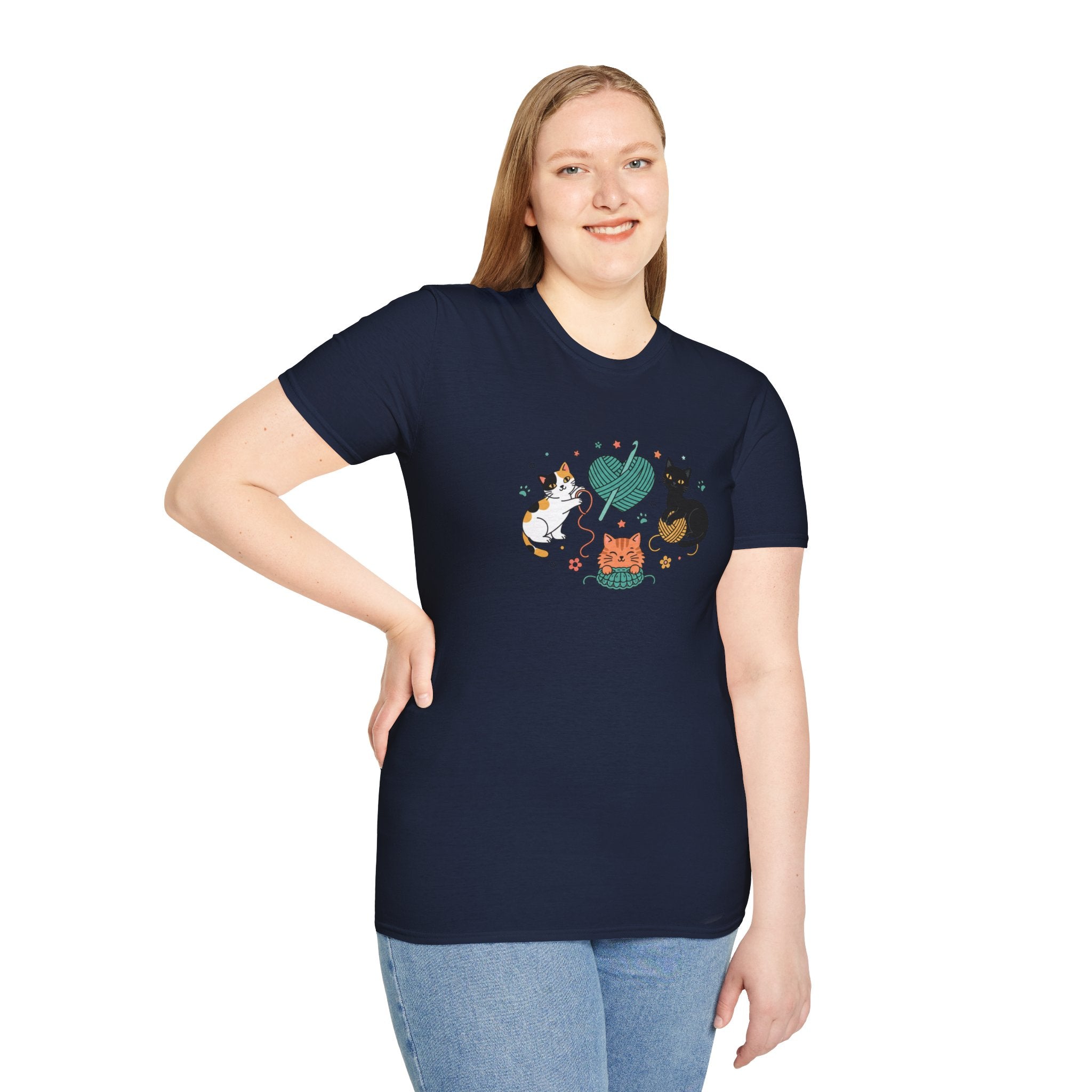 Crochet and cats T-Shirt