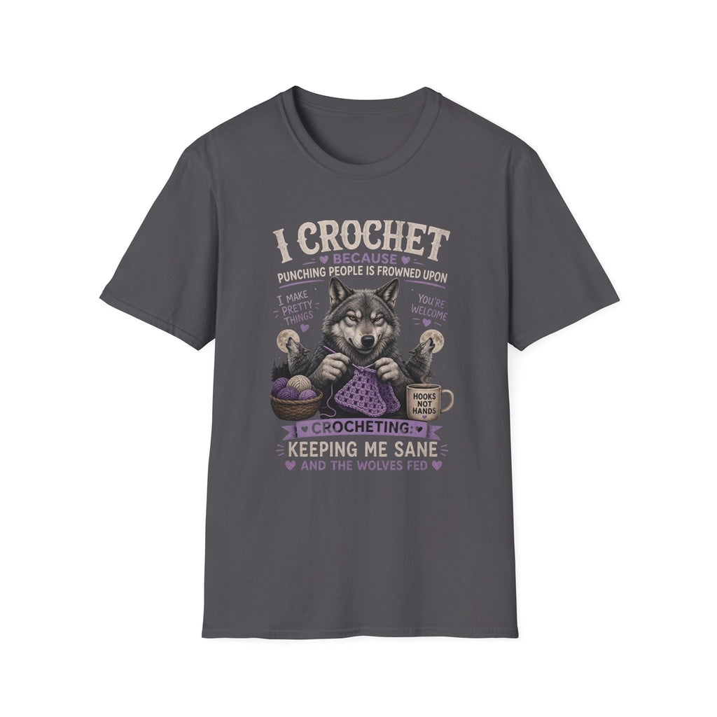 Crochet wolf T-Shirt