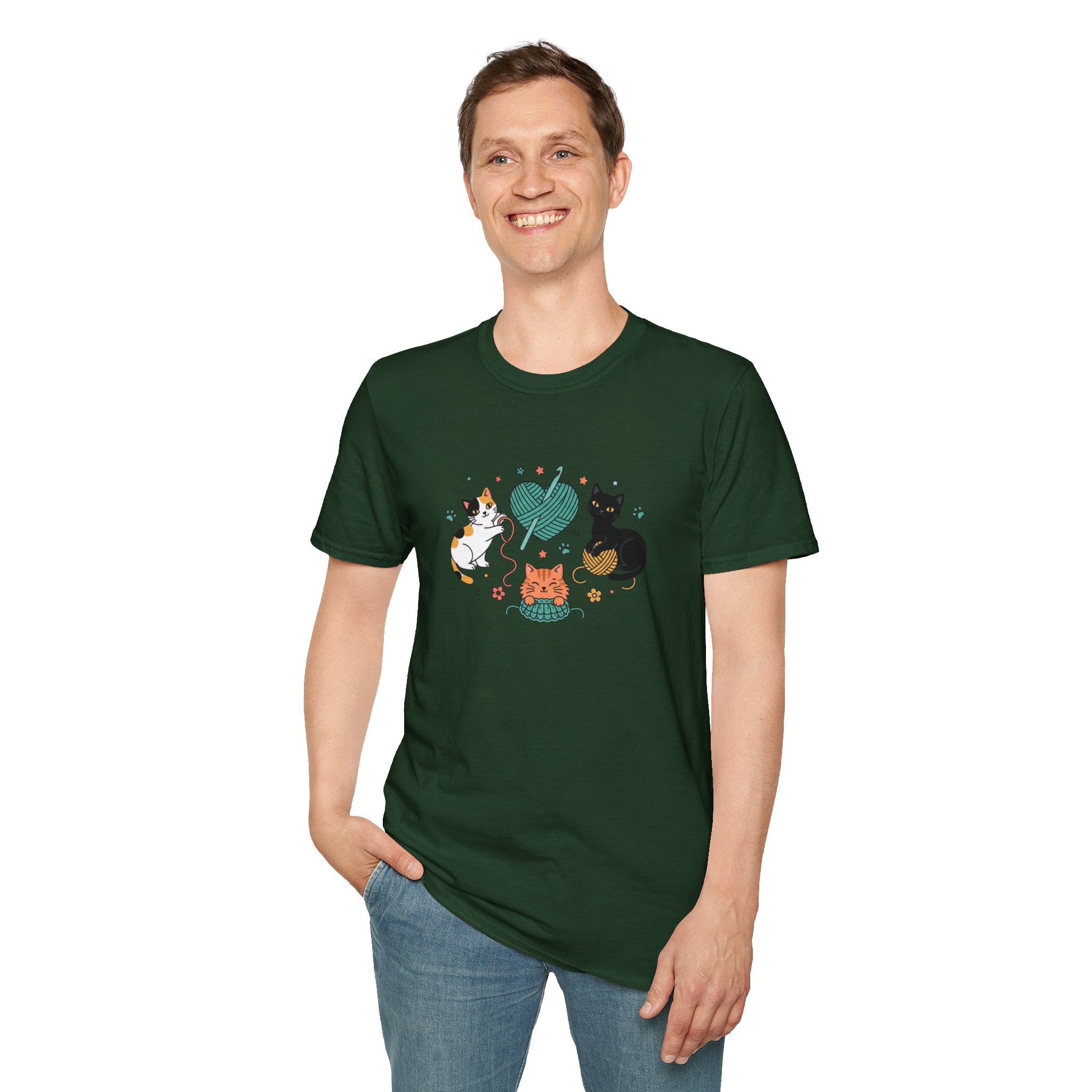 Crochet and cats T-Shirt