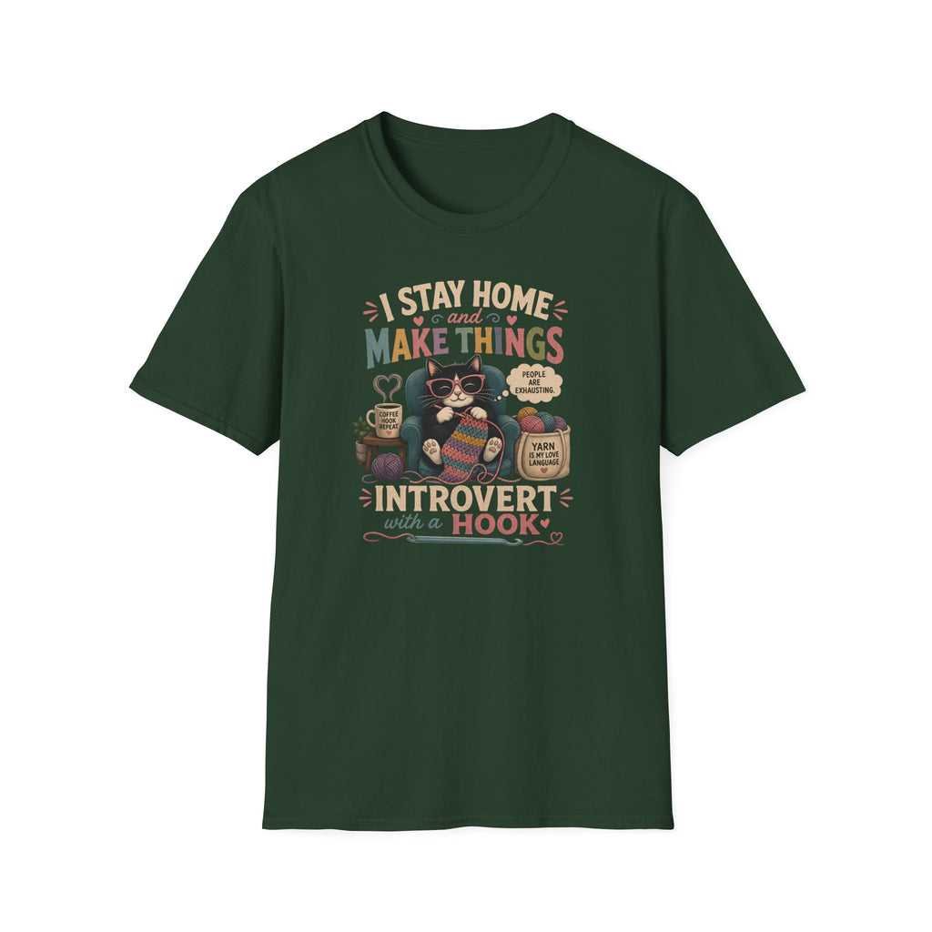 Crochet Introvert T-Shirt