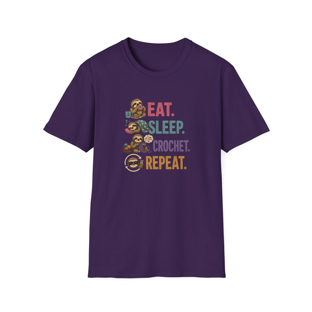 Eat, sleep, crochet, repeat T-Shirt