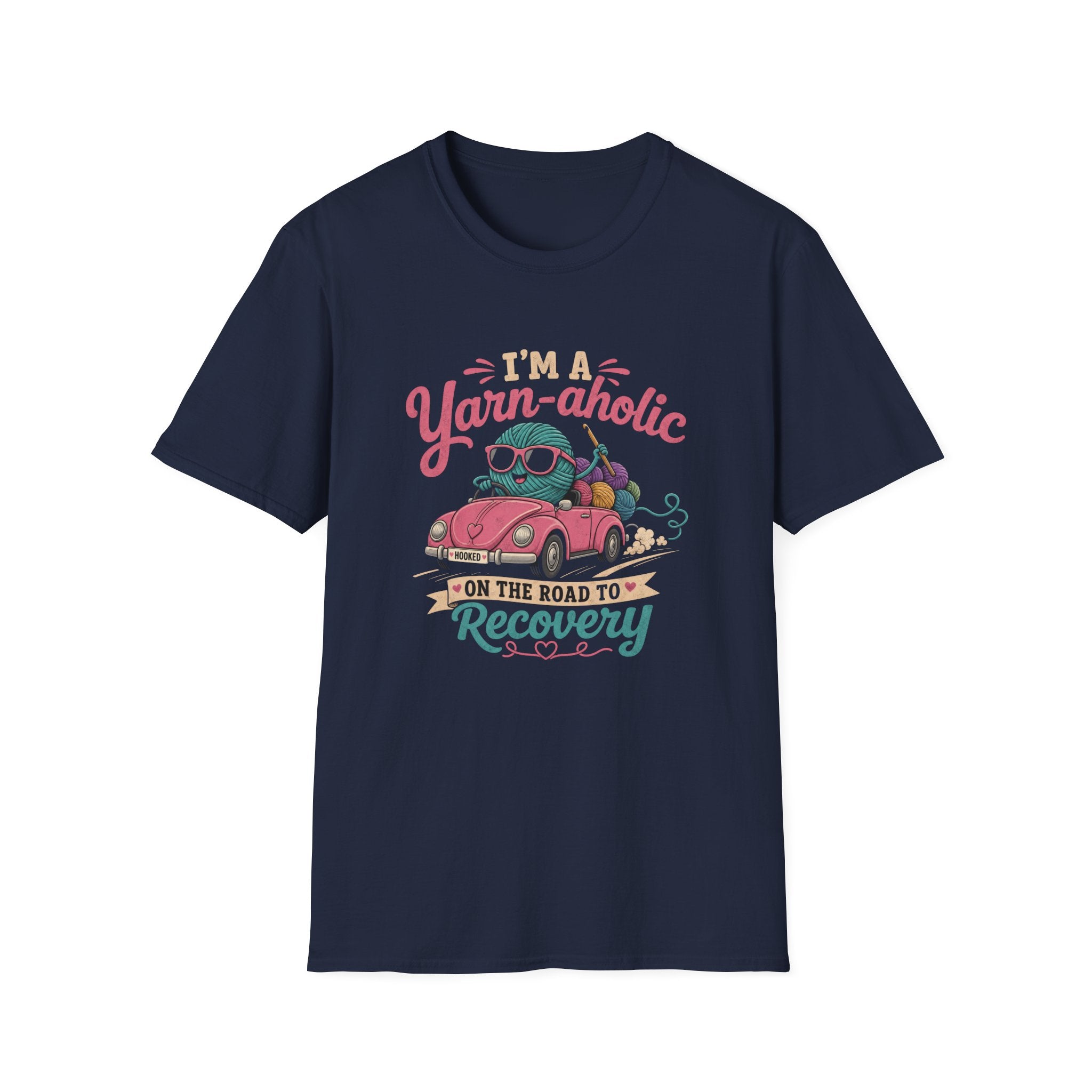 Yarn-acholic on the road to recovery T-Shirt