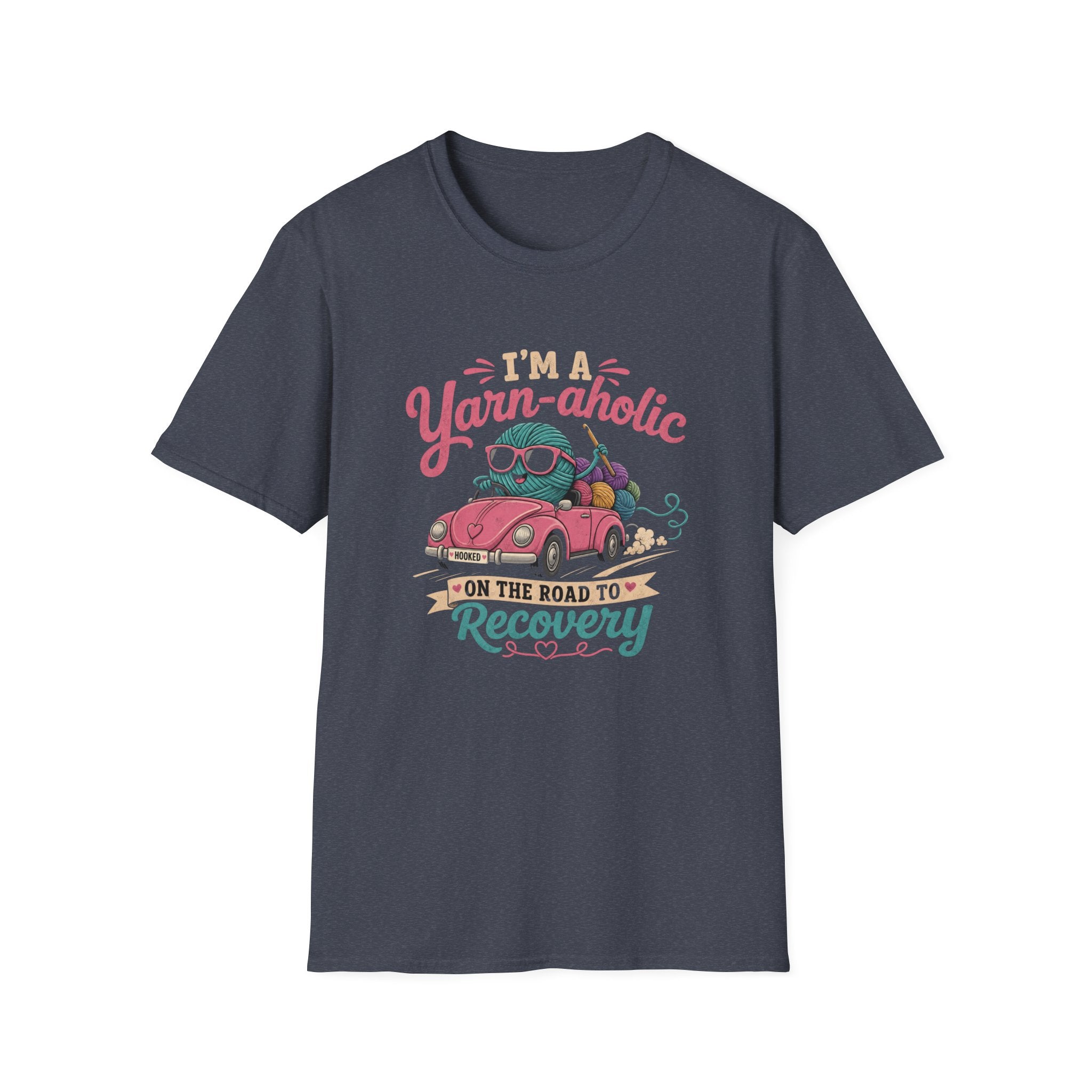 Yarn-acholic on the road to recovery T-Shirt