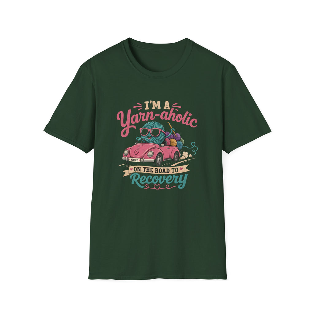 Yarn-acholic on the road to recovery T-Shirt