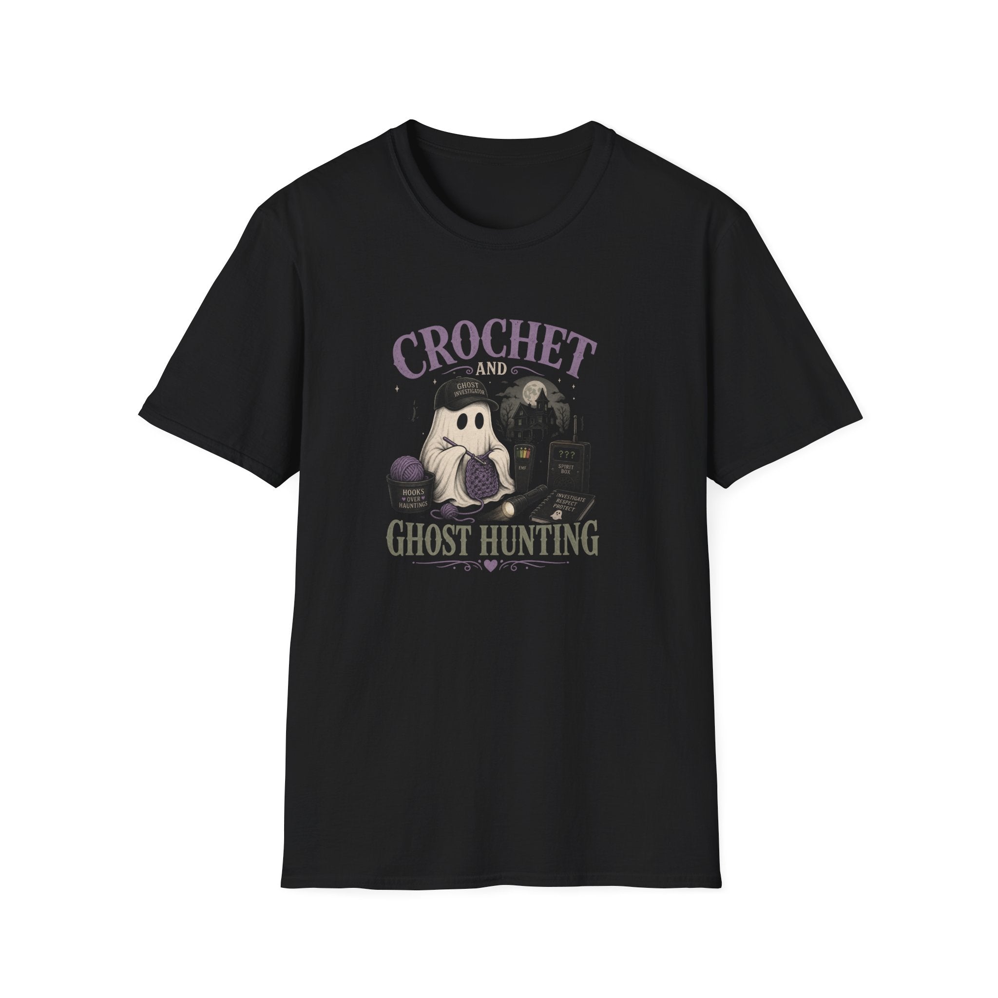 Crochet and ghost hunting T-Shirt