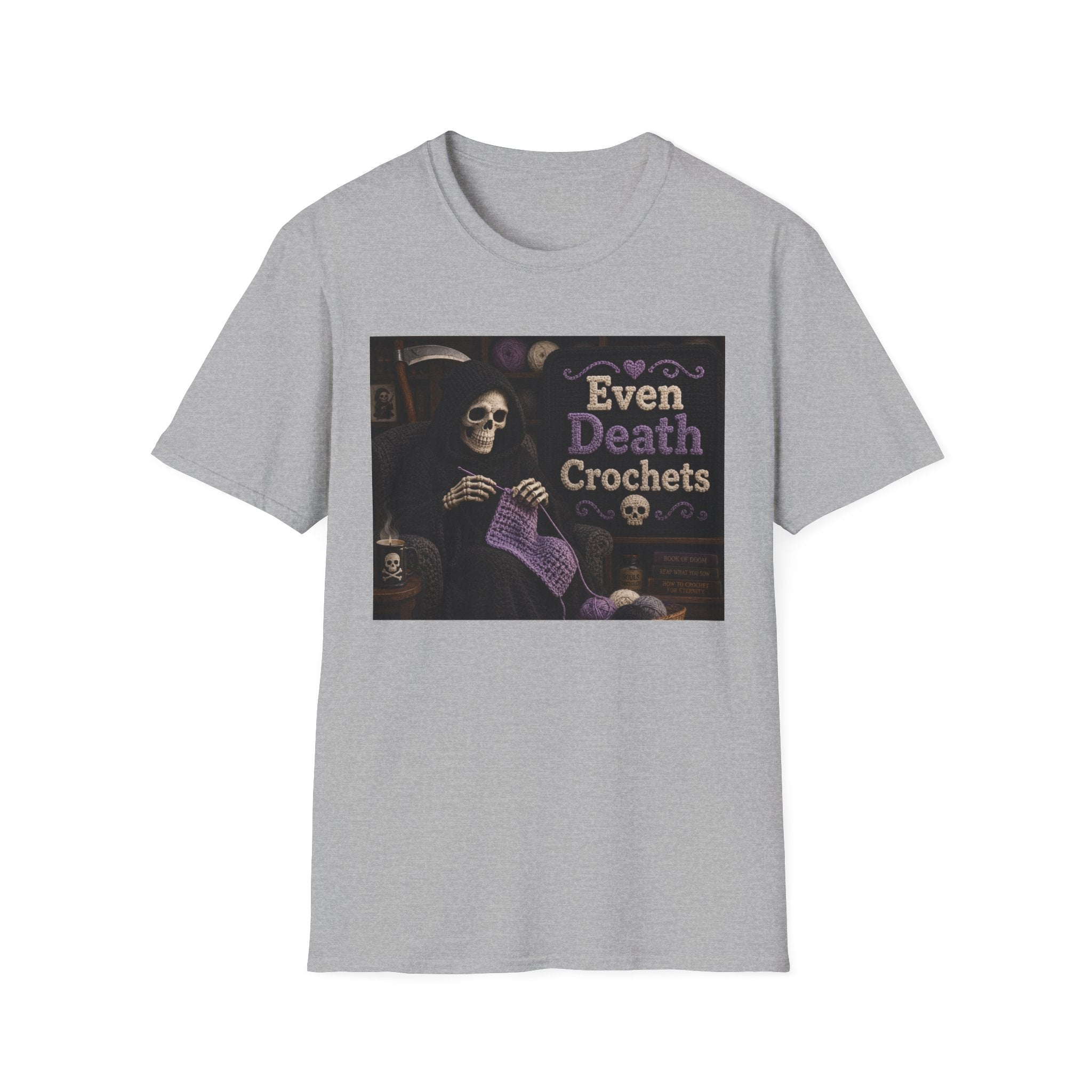 Even Death Crochets T-Shirt