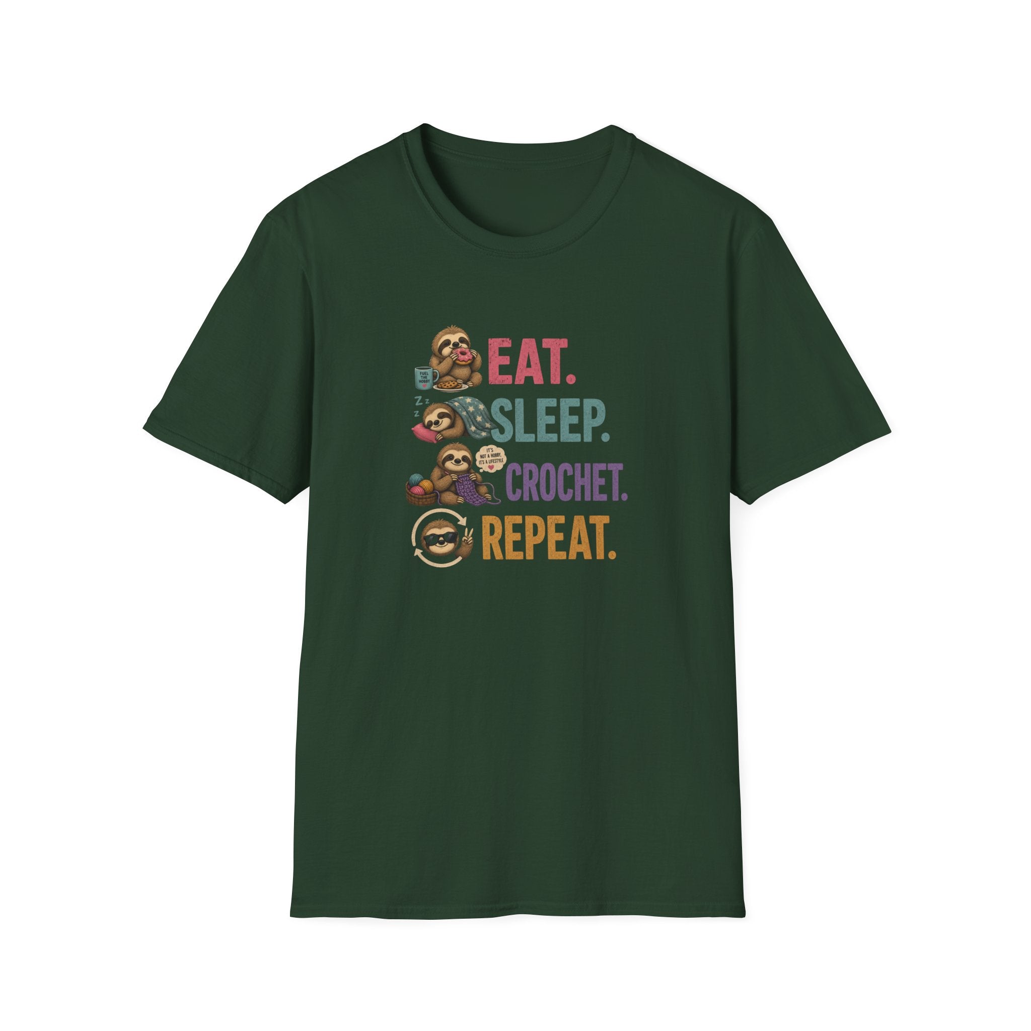 Eat, sleep, crochet, repeat T-Shirt