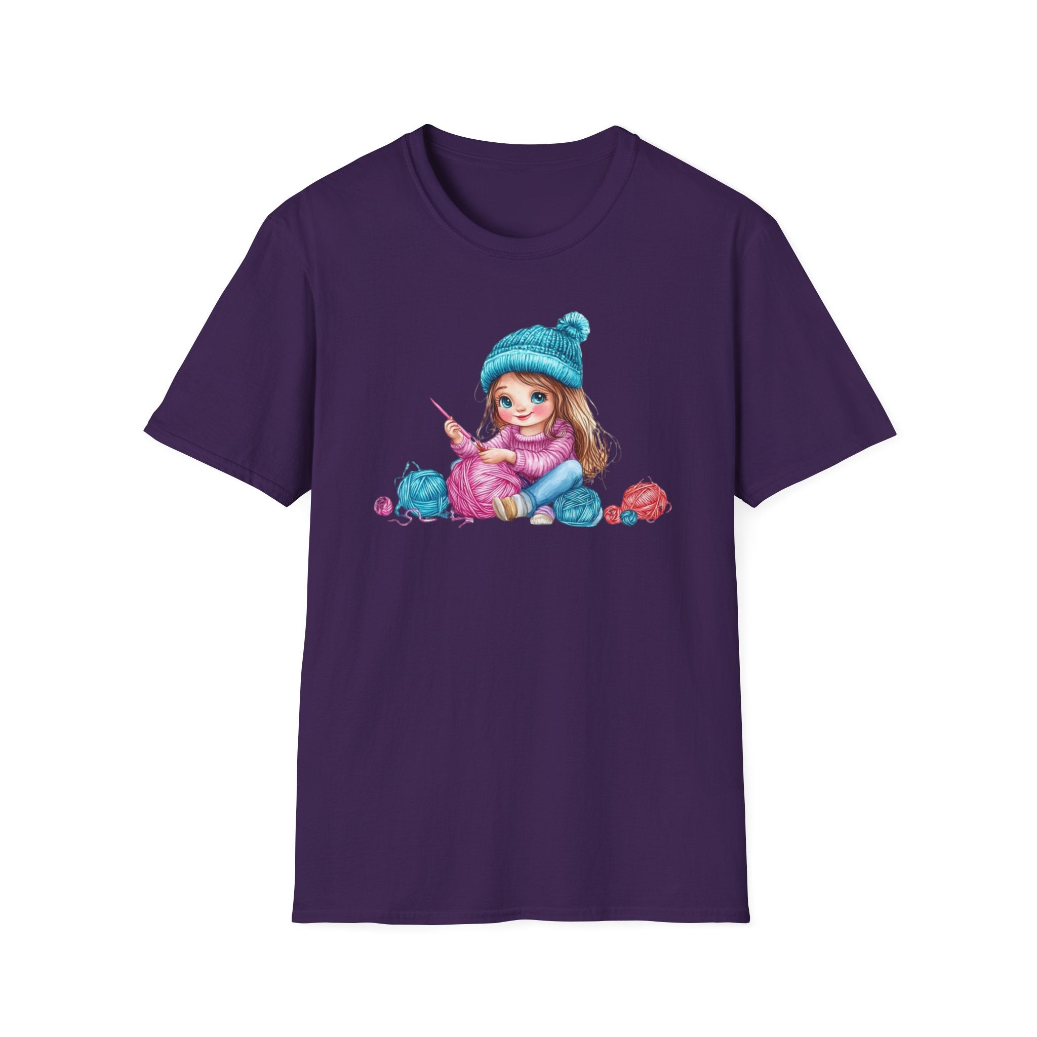 Girl crocheting T-Shirt
