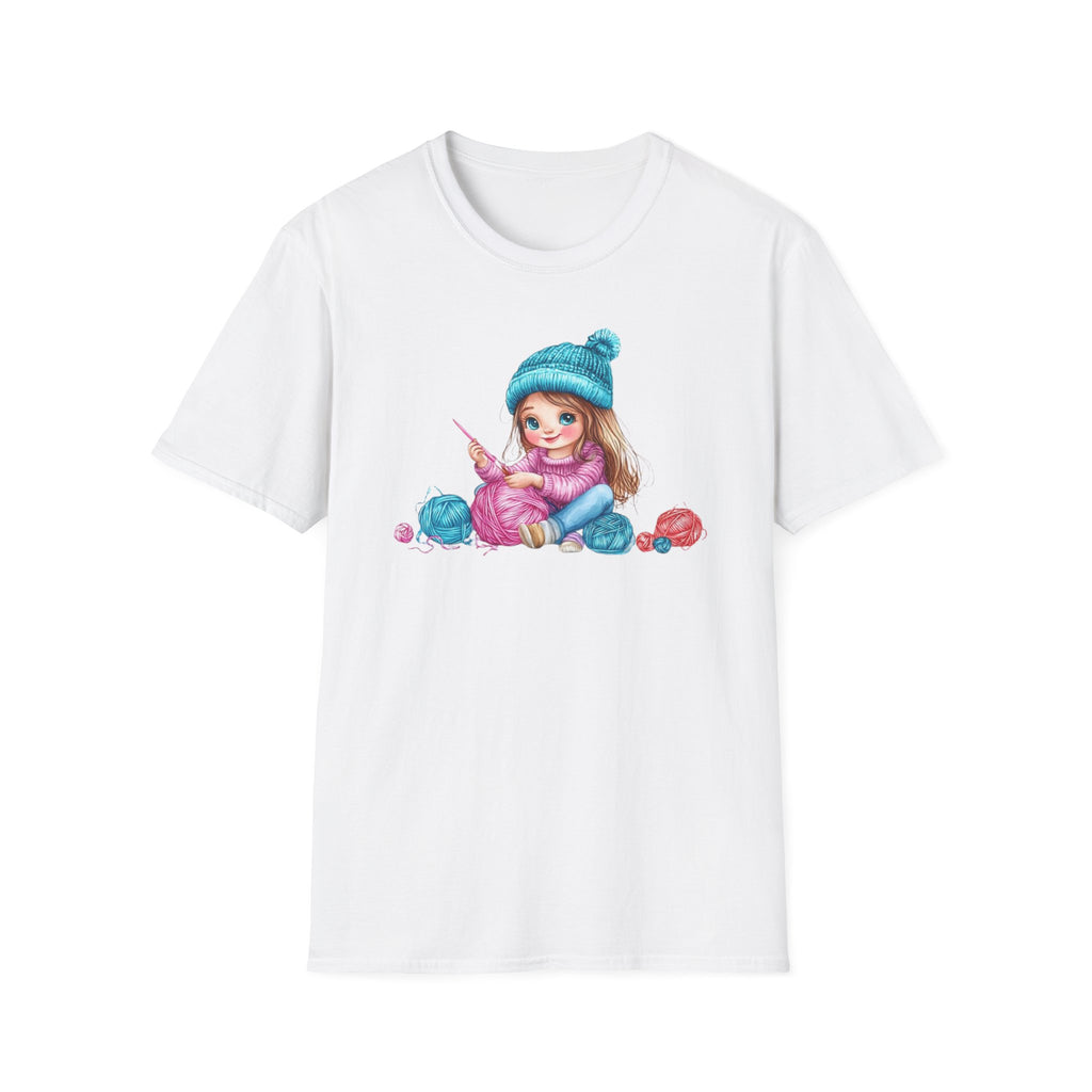 Girl crocheting T-Shirt