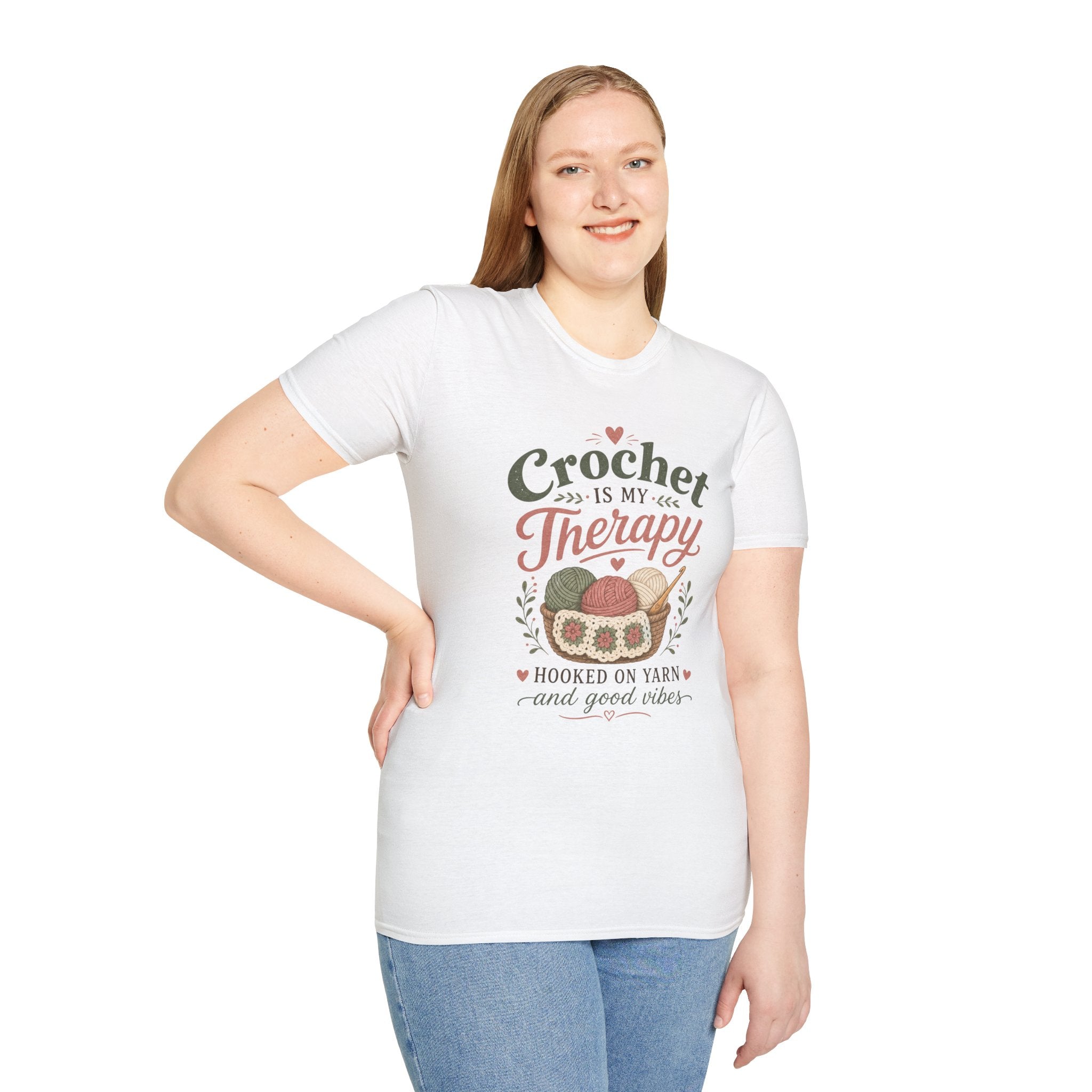 Hooked on yarn and crochet T-Shirt